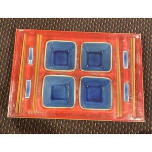 NWT Typhoon Set of 4 bowls, chopsticks and rests